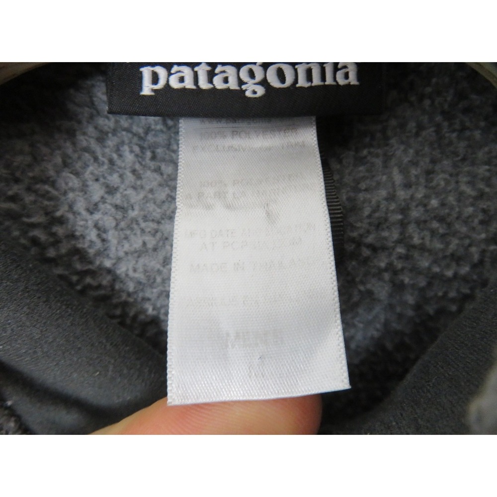 Patagonia Jacket Mens Medium Gray Better Sweater Fleece Full Zip Hiking Outdoors - Picture 6 of 9